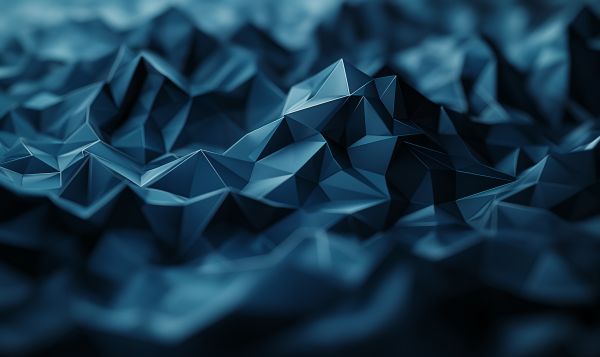 3D Polygon Abstract Background Free Image