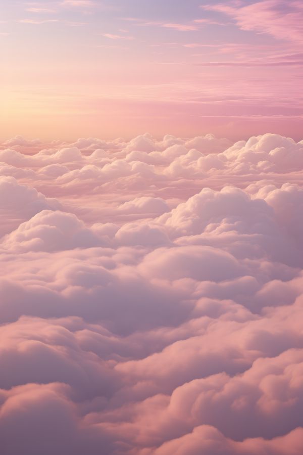 Above Pink Clouds Free Image