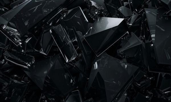 Black Glass Abstract Background Free Image