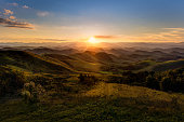 Sunset in Serra da Beleza mountains, between Rio de Janeiro and Minas Gerais states