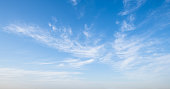 Beautiful sky with white clouds