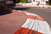 open-wheel single-seater racing car track Monaco