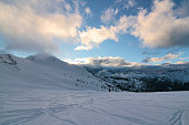 Dolomites. Passo giau, Cadore, italy montain