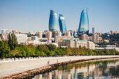 Flame Towers in Baku