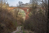 The railway bridge in Żdanów, The Owl mountains