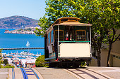 San francisco Hyde Street Cable Car California