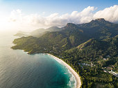 Grand Anse Mahe Island Seychelles Beach Coastline