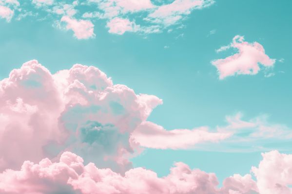 Pastel Clouds Aesthetic Free Image