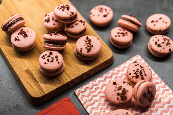 Pink Macarons Free Photo