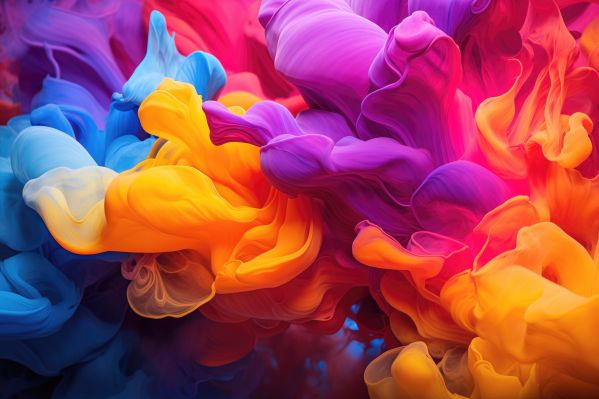 Super Colorful Splash Ink Liquid Art Free Image