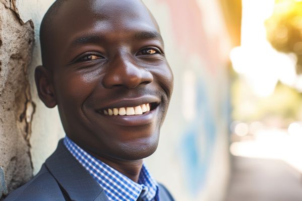 Young Happy Black African Student Free Image